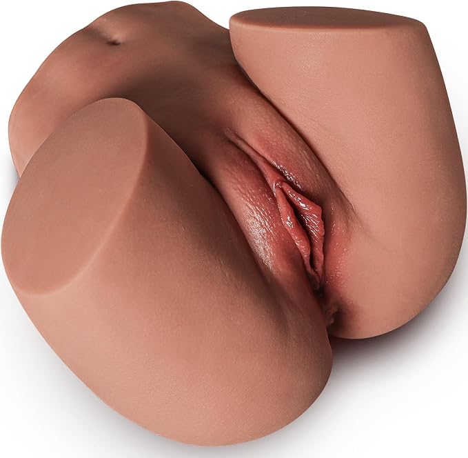 Lola - Wild Latina Silicone Jiggly Ass Sex Doll Torso with Thick Meaty Labia & Massive