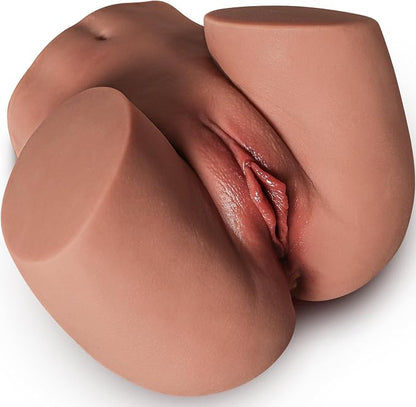 Lola - Wild Latina Silicone Jiggly Ass Sex Doll Torso with Thick Meaty Labia & Massive